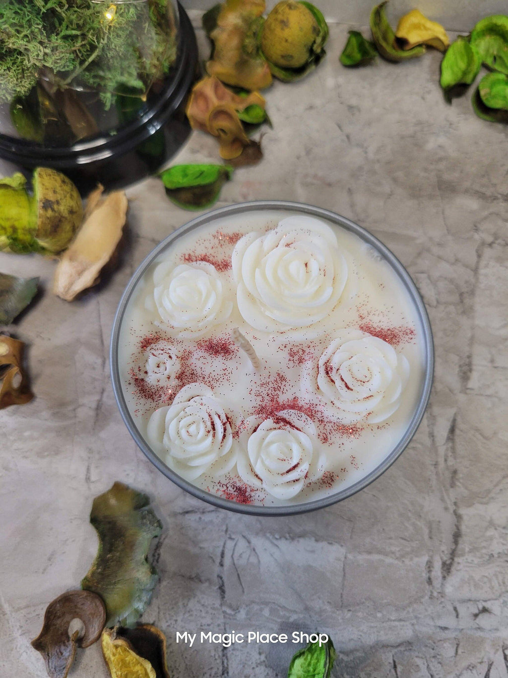 Roses Candle, Flowers Candle, Beautiful Candles