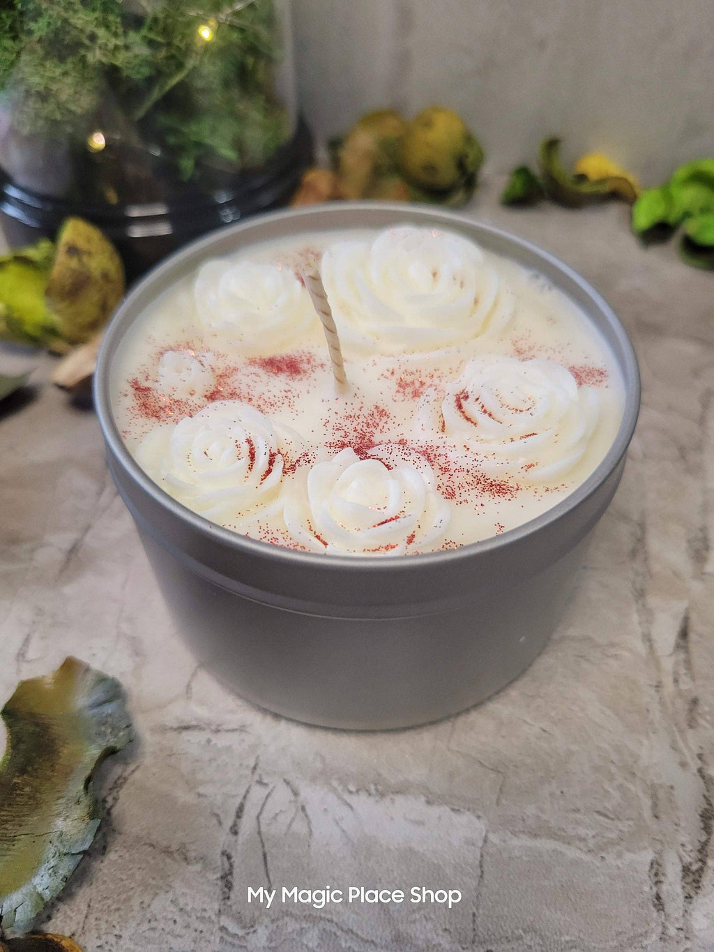 Roses Candle, Flowers Candle, Beautiful Candles