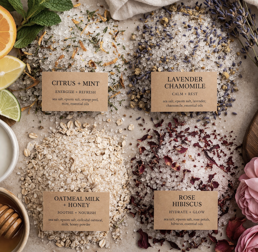 Citrus Mint Bath Soak | Magnesium + Muscle Relief