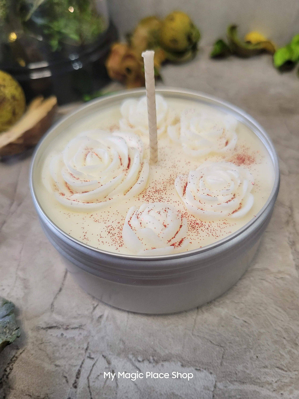 Roses Candle, Flowers Candle, Beautiful Candles