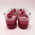 Shot Glass Votive Candles - Strawberry