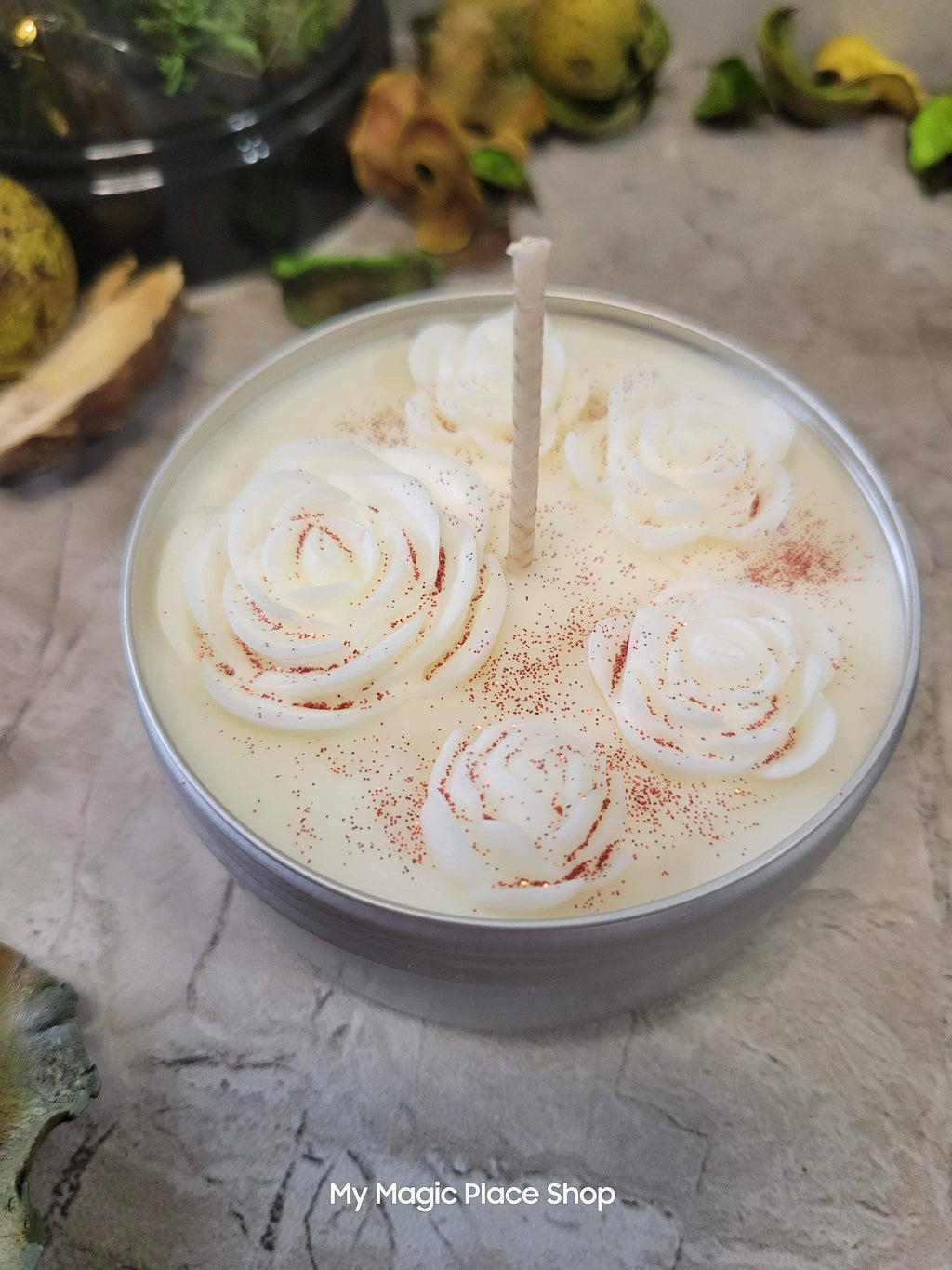 Roses Candle, Flowers Candle, Beautiful Candles