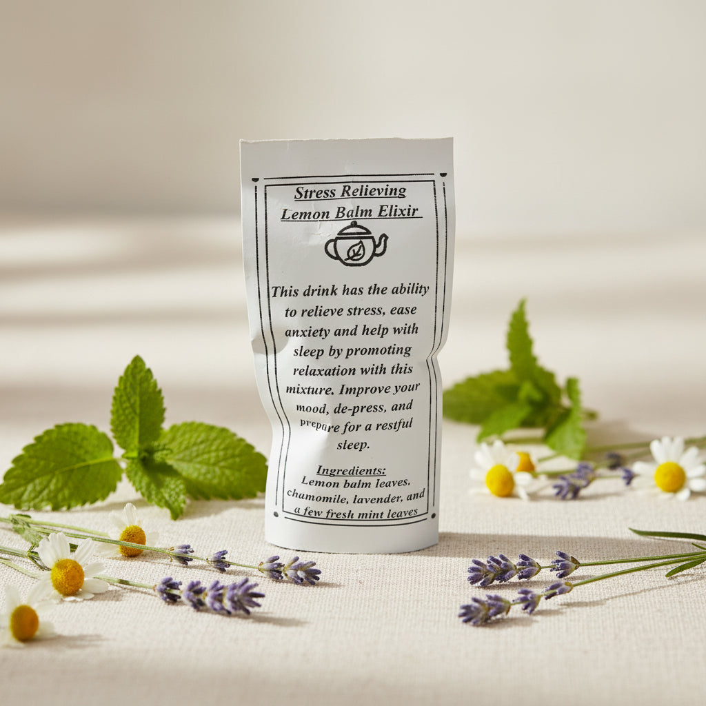 Lemon Balm Stress-Reliving Elixir