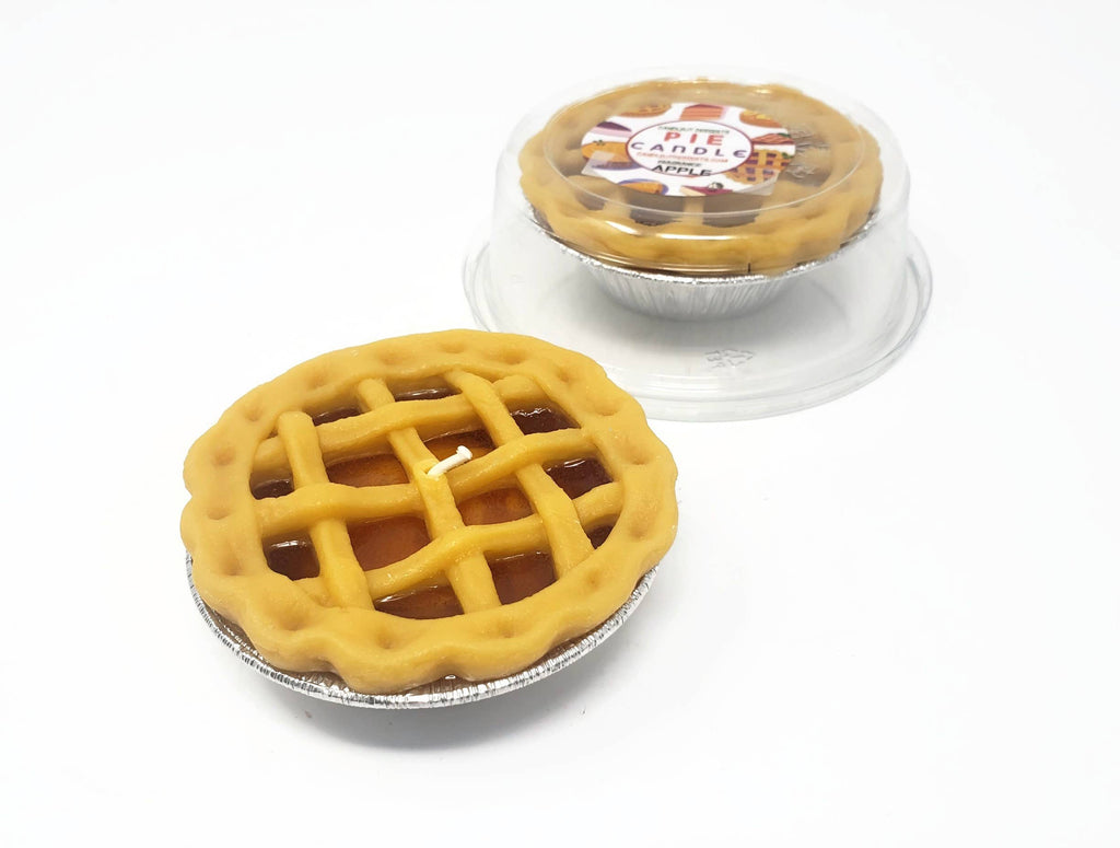 3" Pie Candle - Apple Pie with a Lattice Top