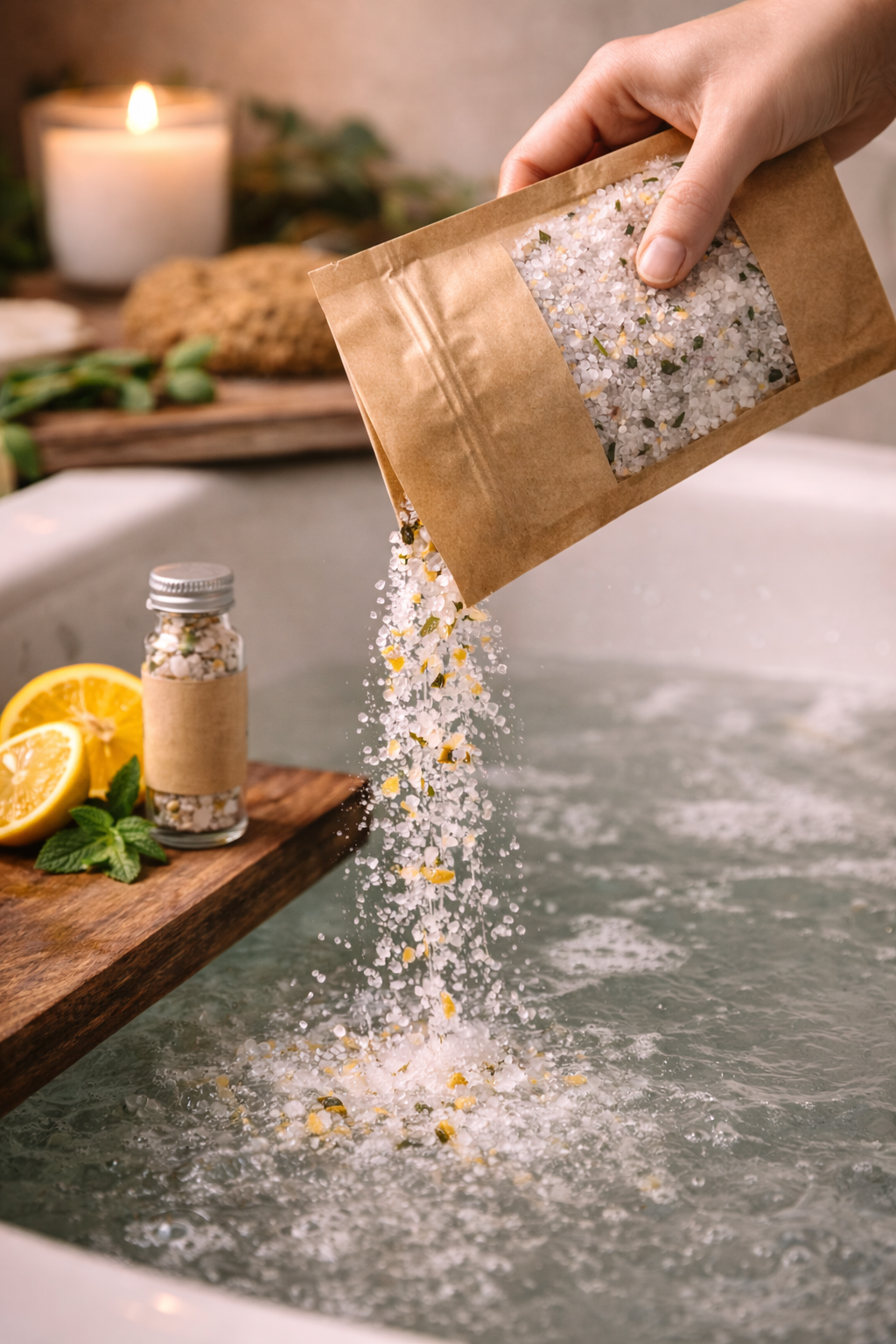Citrus Mint Bath Soak | Magnesium + Muscle Relief