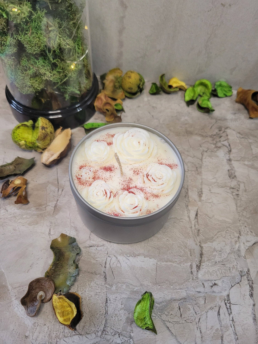 Roses Candle, Flowers Candle, Beautiful Candles