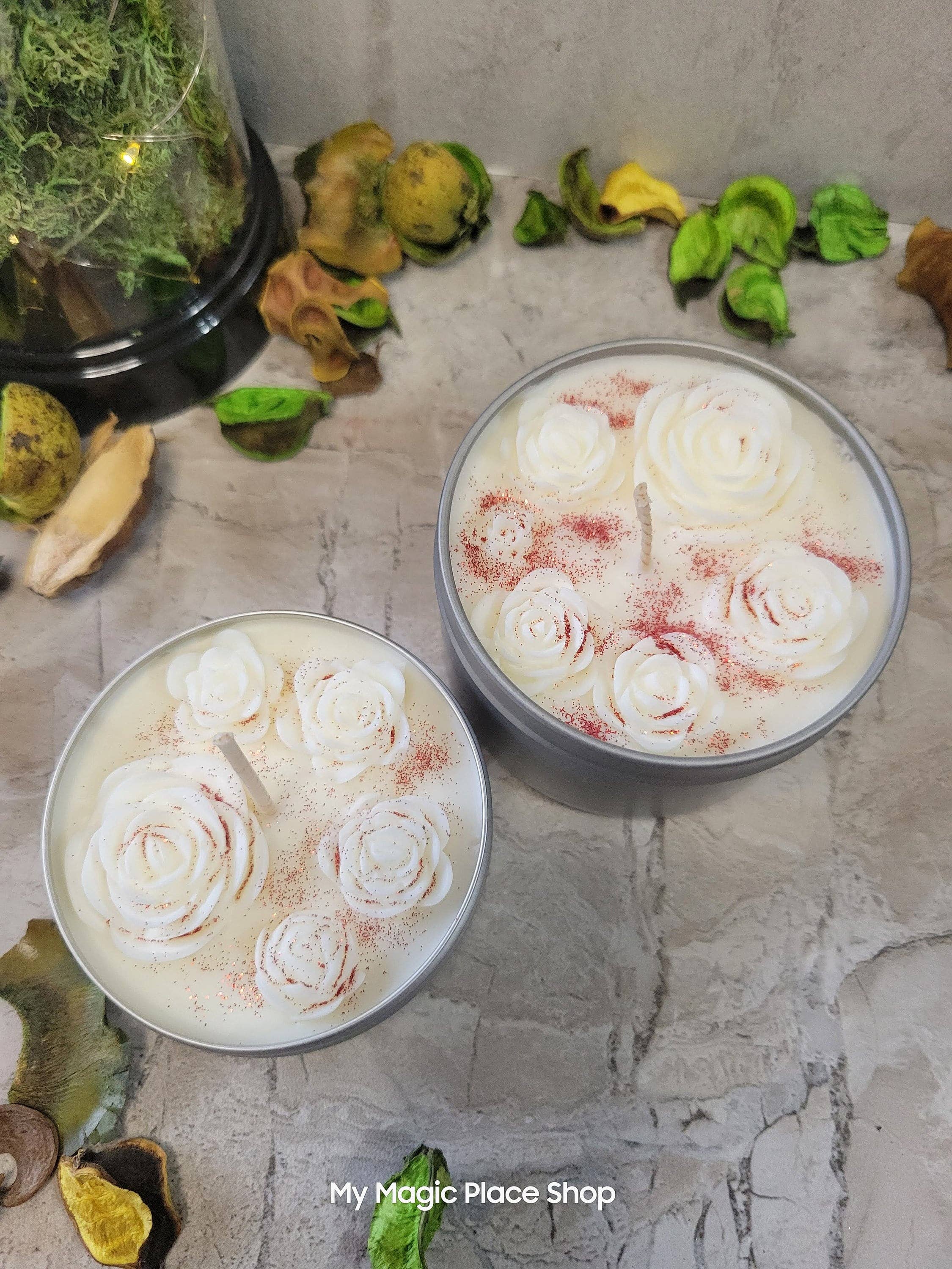 Roses Candle, Flowers Candle, Beautiful Candles