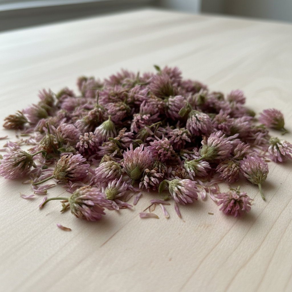Loose Dried Red Clover Blossoms