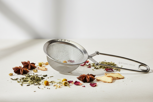 Stainless Squeeze Ball Strainer